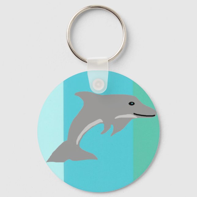 Single Dolphin key chain (Front)
