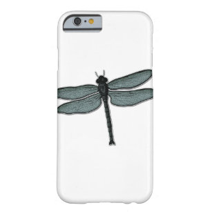Single Dragonfly Line Drawing Art Barely There iPhone 6 Case
