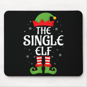 Single Elf Xmas Family Matching Elf Squad Christma Mouse Mat