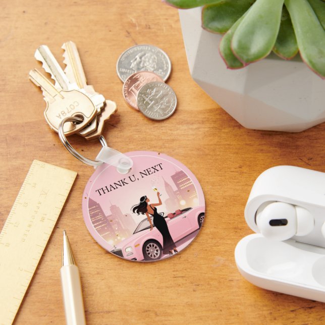 Single Era Party Keychain | Thank U, Next Keychain (Desk)