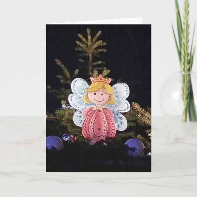 Single Fairy Holiday Card (Front)