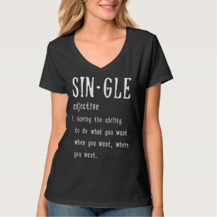 Single Funny Anti Valentines Day Love T-Shirt