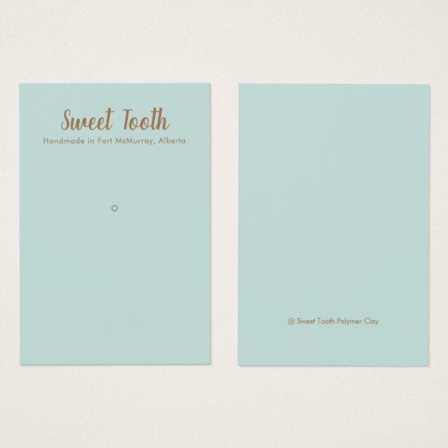 Single Hole Pendant Pin (Front & Back)