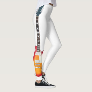 SINGLE ICONIC SUNBURST ELECTRIC GUITAR LEGGINGS