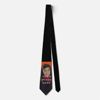 Single Image Photo Funny Neck Tie Black Background