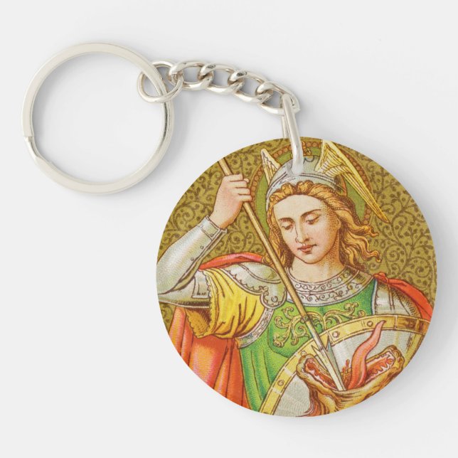 Single Image St. George (SNV 13) Key Ring (Front)