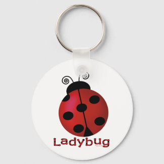 Single Ladybug Key Ring