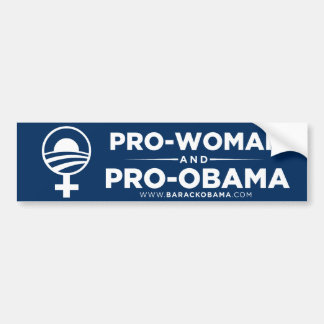 Single Moms for Obama Bumper Sticker