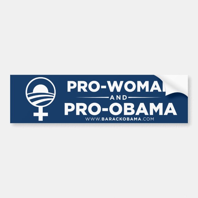 Single Moms for Obama Bumper Sticker (Front)