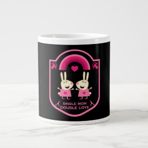 Single Mum Of Twins Large Coffee Mug