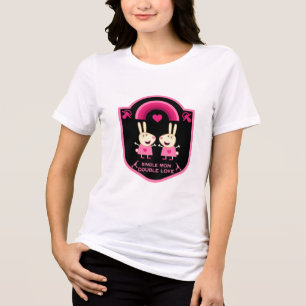 Single Mum Of Twins Tri-Blend Shirt