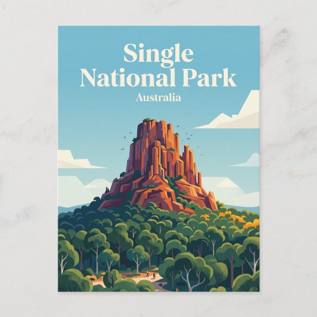 Single National Park Australia Postcard (Front)