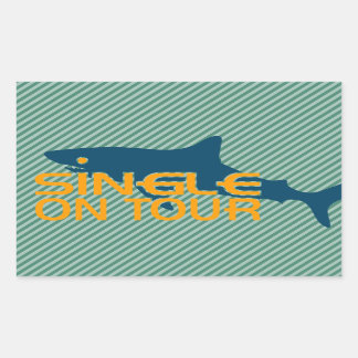 Single on Tour Rectangular Sticker