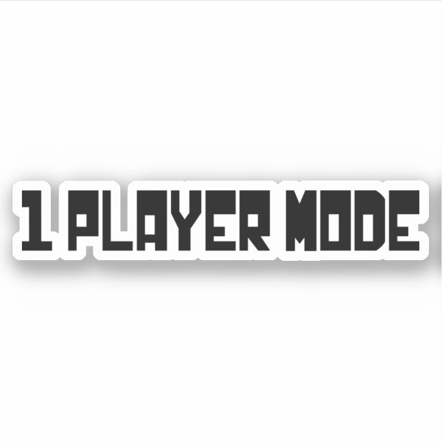 Single / One Player Mode (Front)