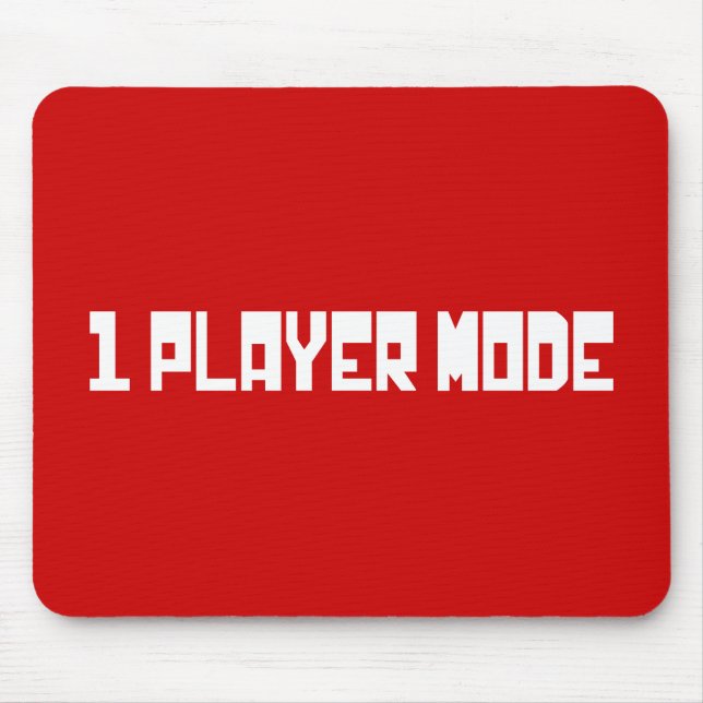 Single / One Player Mode Mouse Mat (Front)