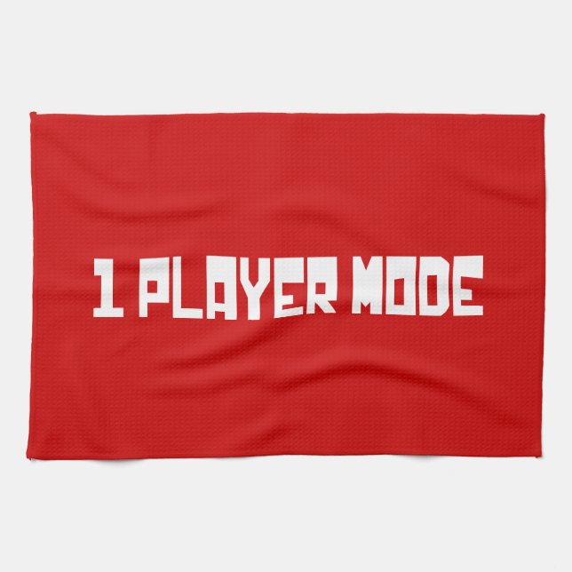 Single / One Player Mode Tea Towel (Horizontal)