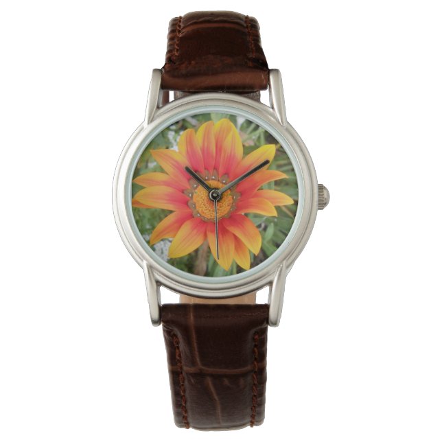 Single Orange Flower Watch (Front)