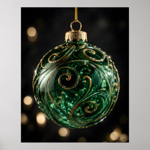 Single Ornament Studio Glamour Macro Poster
