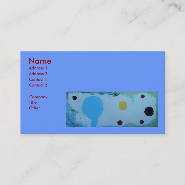 SINGLE PARENT BUSINESS CARD (Front)