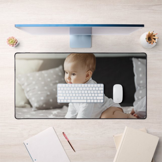 Single Photo Custom Gift Desk Mat (Office 1)