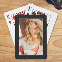 Single Photo Template on Black