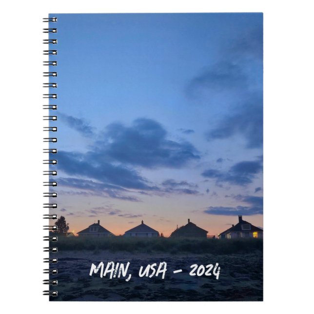 Single Picture Trip Memory Poster Notebook (Front)