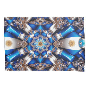 Single Pillowcase with Argentinian Colours