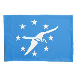 Single Pillowcase with flag of Corpus Christi