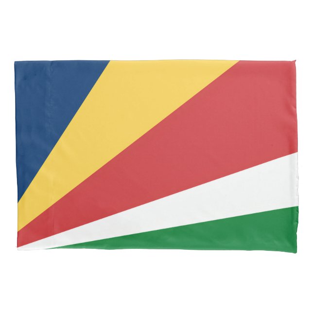Single Pillowcase with Seychelles Colours (Front)