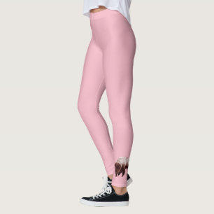 Single Pink Buffalo Leggings