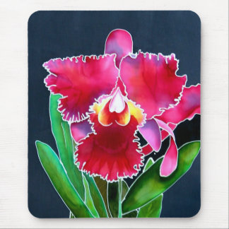 Single Pink Orchid Mouse Mat