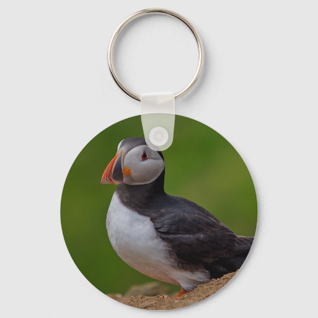 Single Puffin Key Ring (Front)