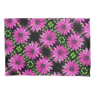 Single Purple African Daisy Flower Pattern Pillowcase