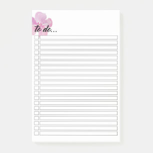 Single Purple Flower Post-it® Notes