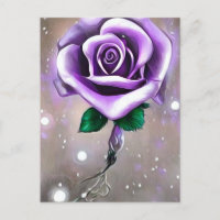 Single Purple Rose