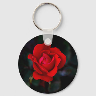 Single Red Rose... Key Ring