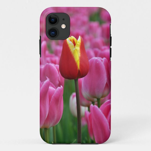 Single red tulip Case-Mate iPhone case (Back)