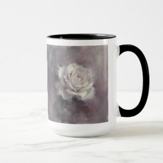 "Single Rose Oil Painting" Mug