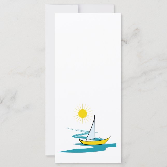 Single sailboat (Front)