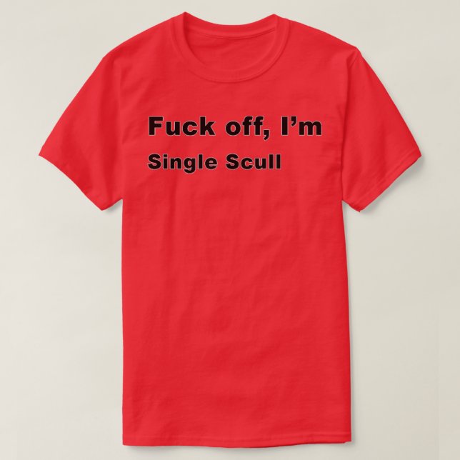 Single Scull Gift Present For Men Women 3 T-Shirt (Design Front)