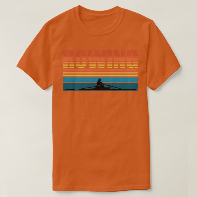 Single Scull Womens Rowing T-Shirt (Design Front)