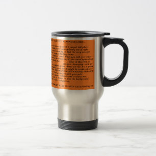 Single-Sided Deafness Crib Sheet Travel Mug