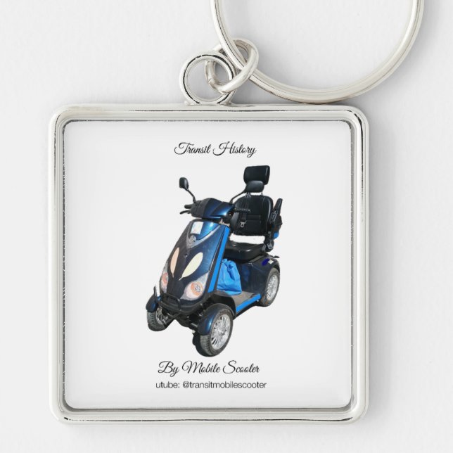 Single sided Premium Square Keychain (Front)