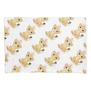 Single Standard Size Pillowcase/Baby Lion Pillowcase