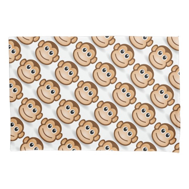 Single Standard Size Pillowcase/Monkeys Pillowcase (Front)