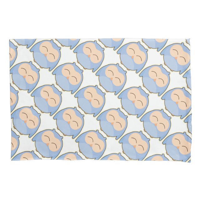 Single Standard Size Pillowcase/Owl Pillowcase (Front)