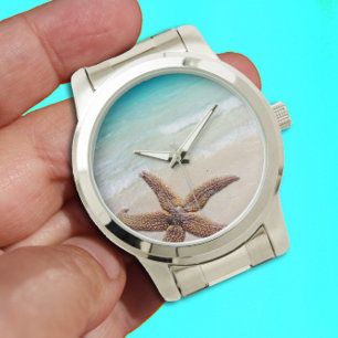 Single Starfish Beach Scene Watch