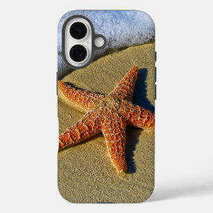 Single Starfish on Beach iPhone 16 Case