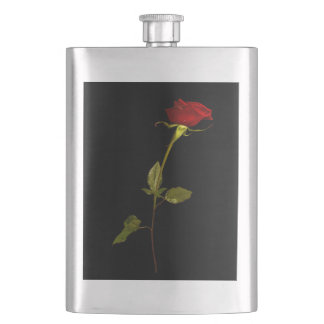 Single Stem Rose Hip Flask