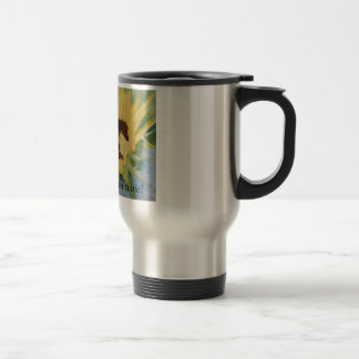 single sunflower, Good Morning Sunshine! Travel Mug